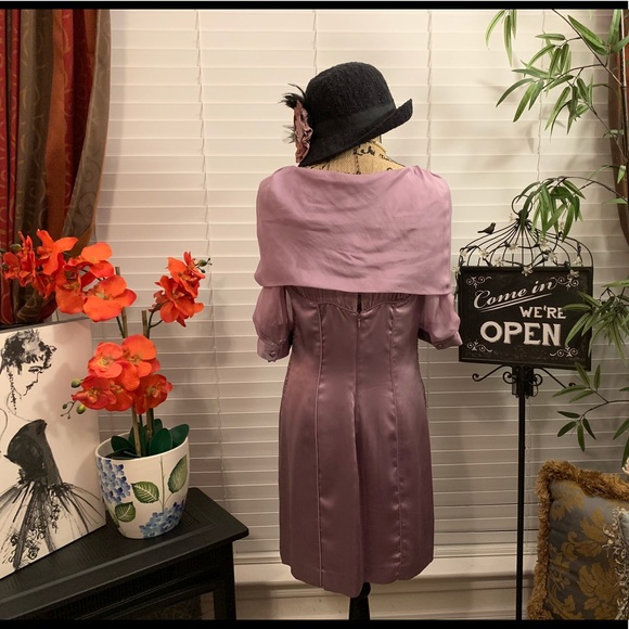 WALTER Silk Classy Modern Chic Dress. - Picture 9 of 15